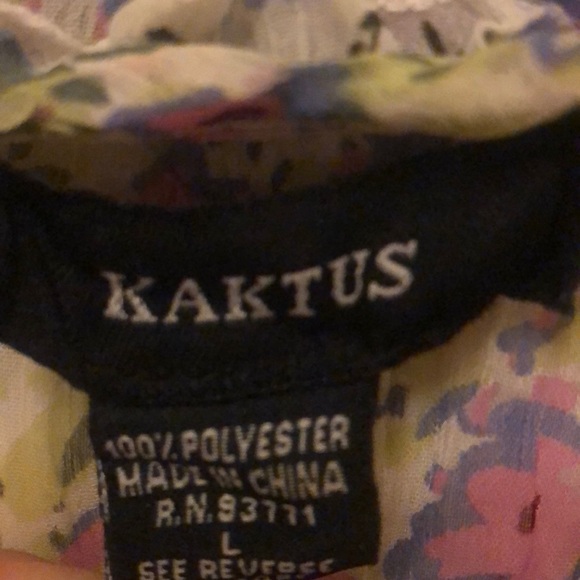 Kaktus MultiColor See Thru Top - Picture 4 of 4